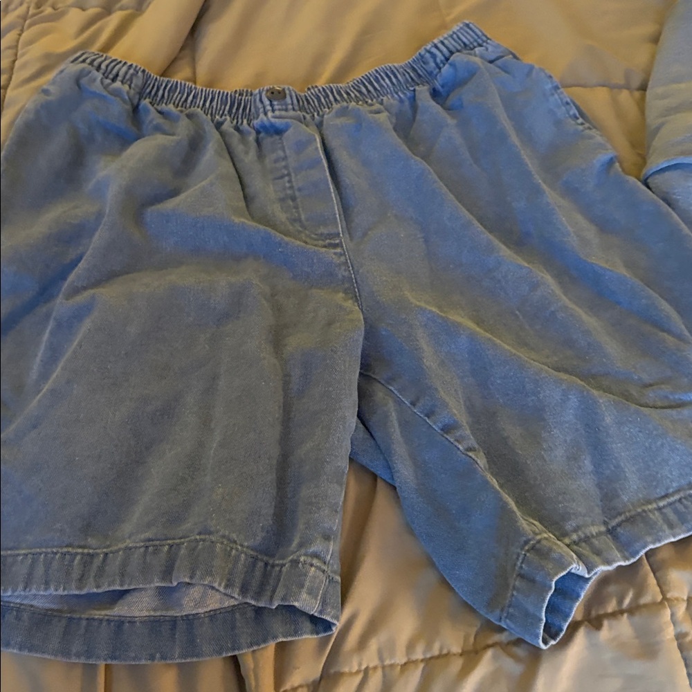 Casual Blue Denim Shorts